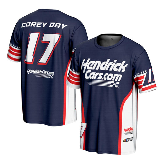 Corey Day #17 HendrickCars.com Patriotic Sublimated T-shirt