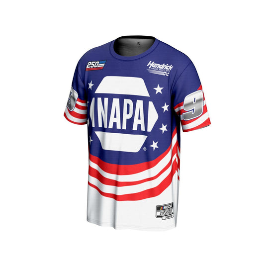 Chase Elliott #9 NAPA Patriotic Sublimated T-shirt