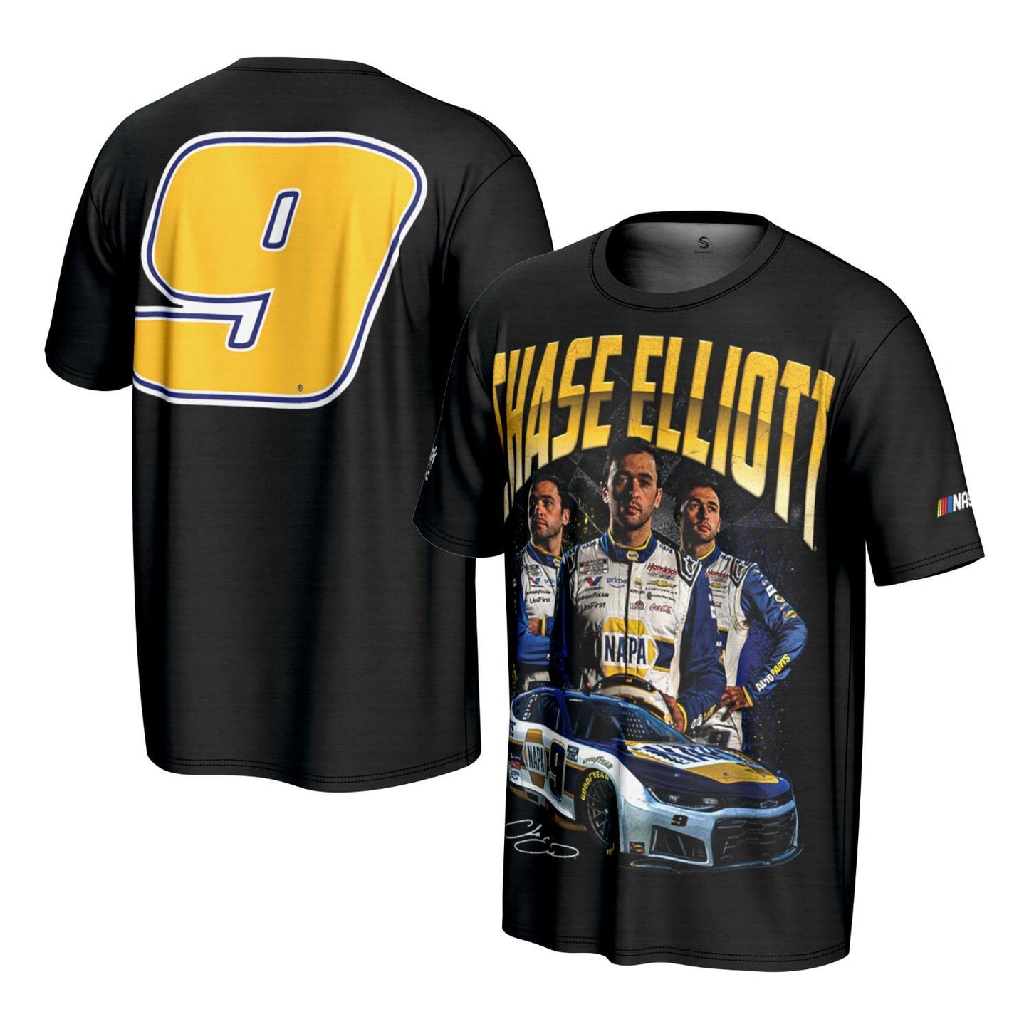 Chase Elliott #9 NAPA Collage Sublimated T-shirt