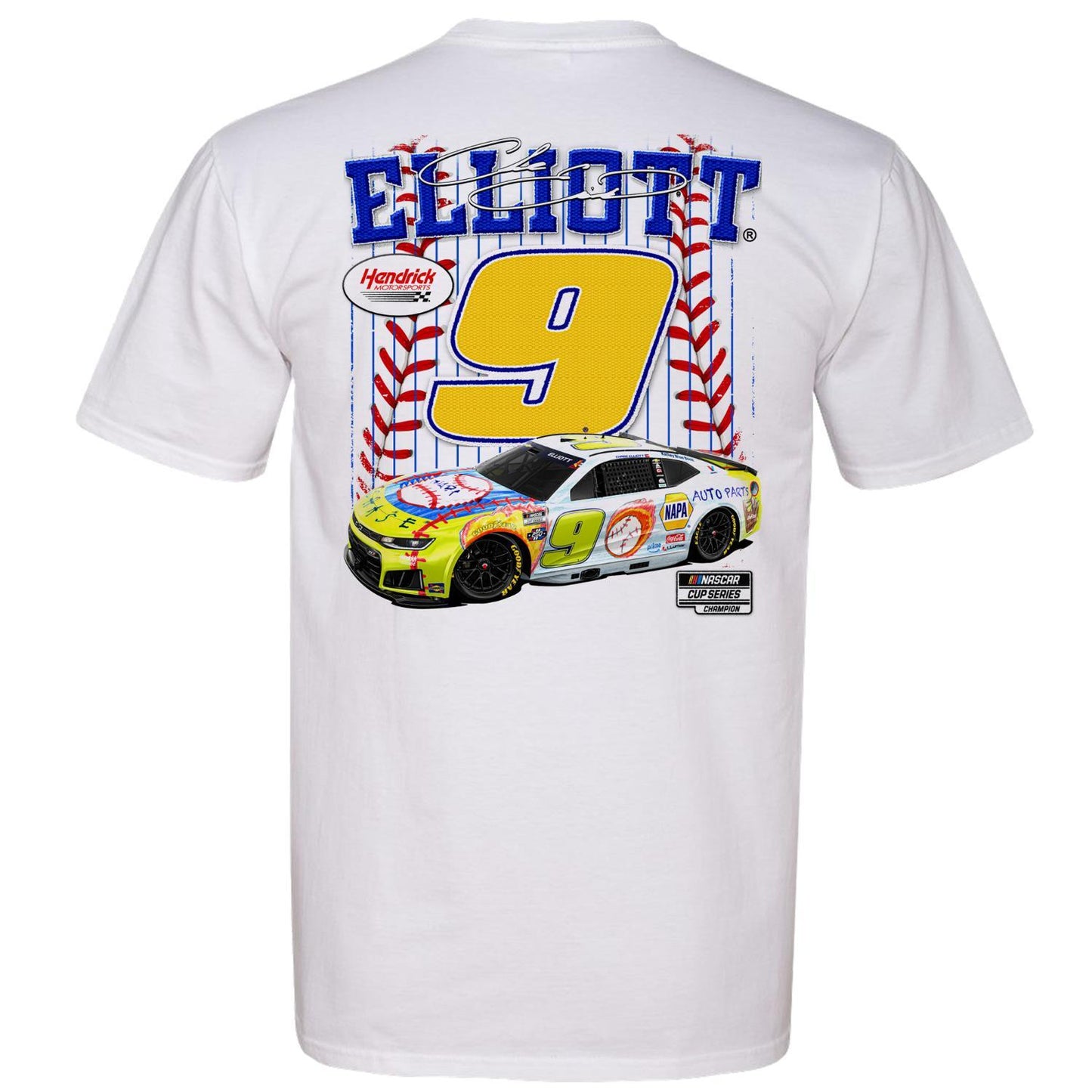Chase Elliott #9 CHOA White T-shirt