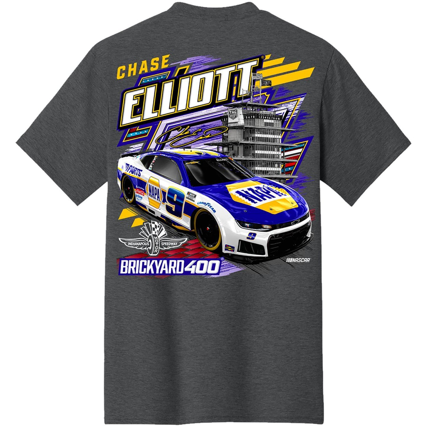 Chase Elliott #9 NAPA Brickyard 400 T-shirt