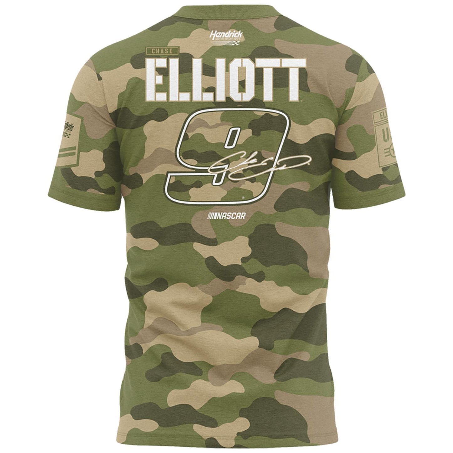 Chase Elliott #9 Camo Sublimated T-shirt