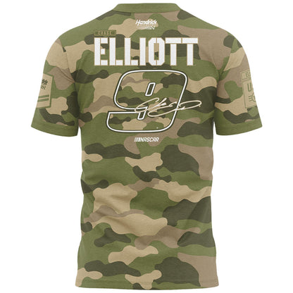 Chase Elliott #9 Camo Sublimated T-shirt