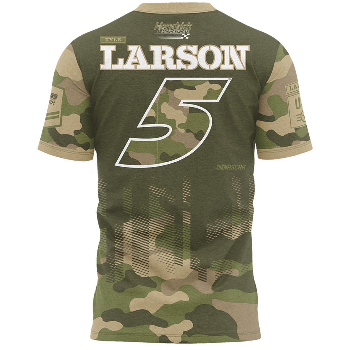 Kyle Larson #5 Camo Sublimated T-shirt