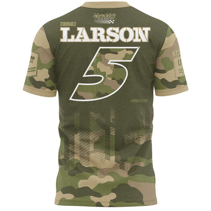 Kyle Larson #5 Camo Sublimated T-shirt