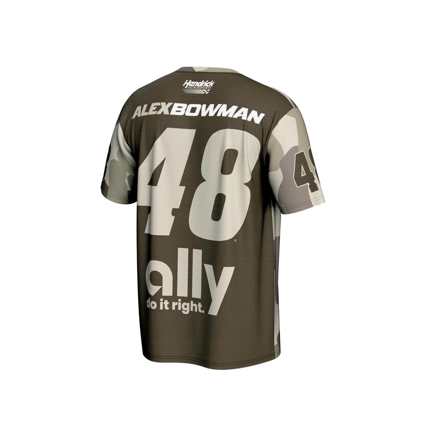 Alex Bowman #48 Ally Patriotic Sublimated T-shirt