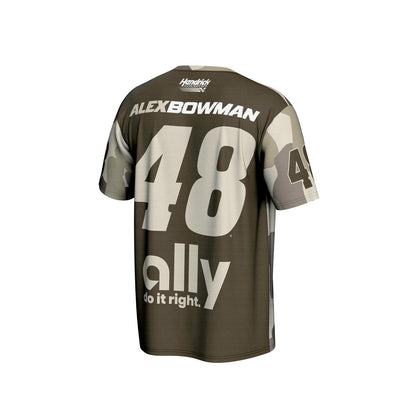 Alex Bowman #48 Ally Patriotic Sublimated T-shirt