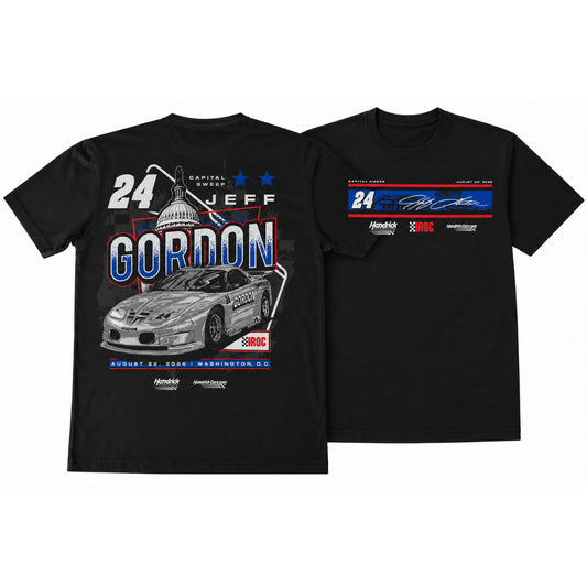 Jeff Gordon #24 2026 IROC HendrickCars.com Washington, D.C. WIN T-Shirt