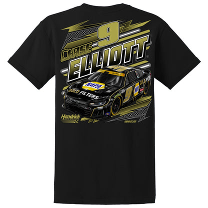 Chase Elliott #9 NAPA Gold Filter Black T-shirt