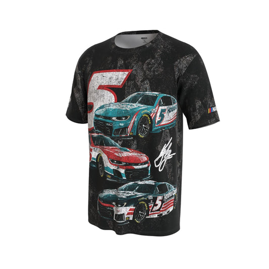 Kyle Larson #5 Multi-Car Sublimated T-shirt