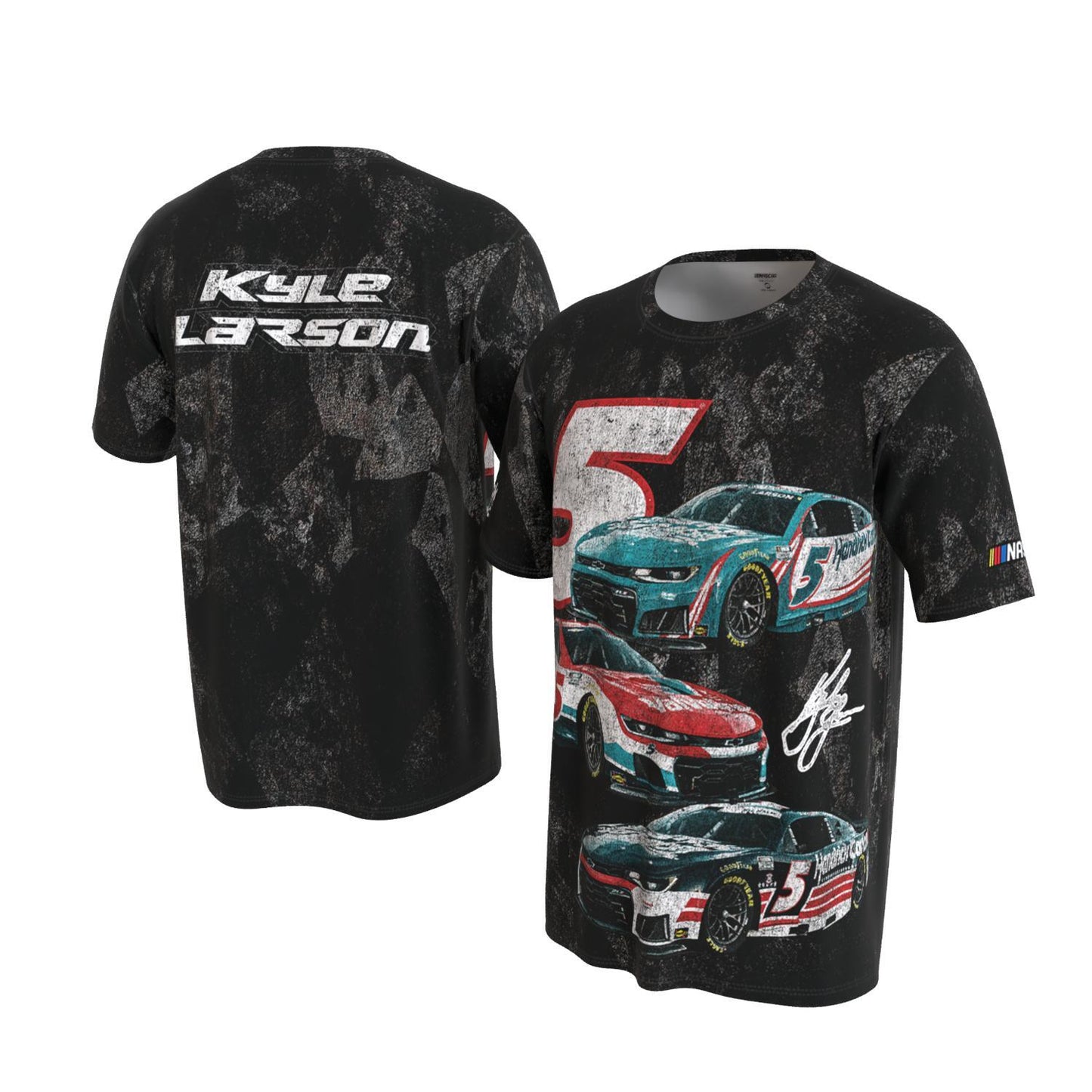Kyle Larson #5 Multi-Car Sublimated T-shirt