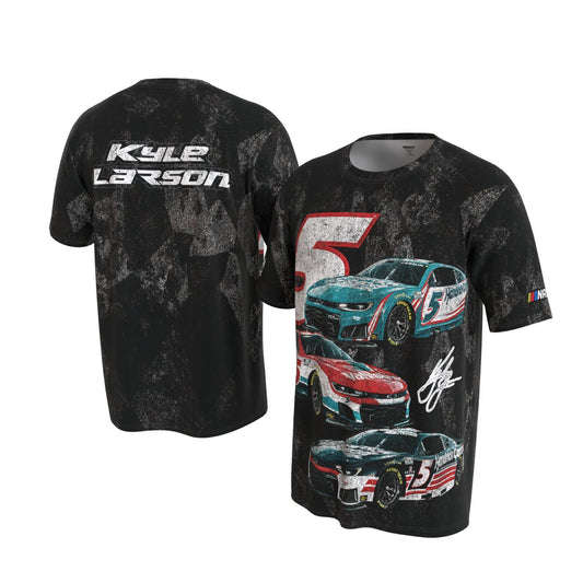 Kyle Larson #5 Multi-Car Sublimated T-shirt
