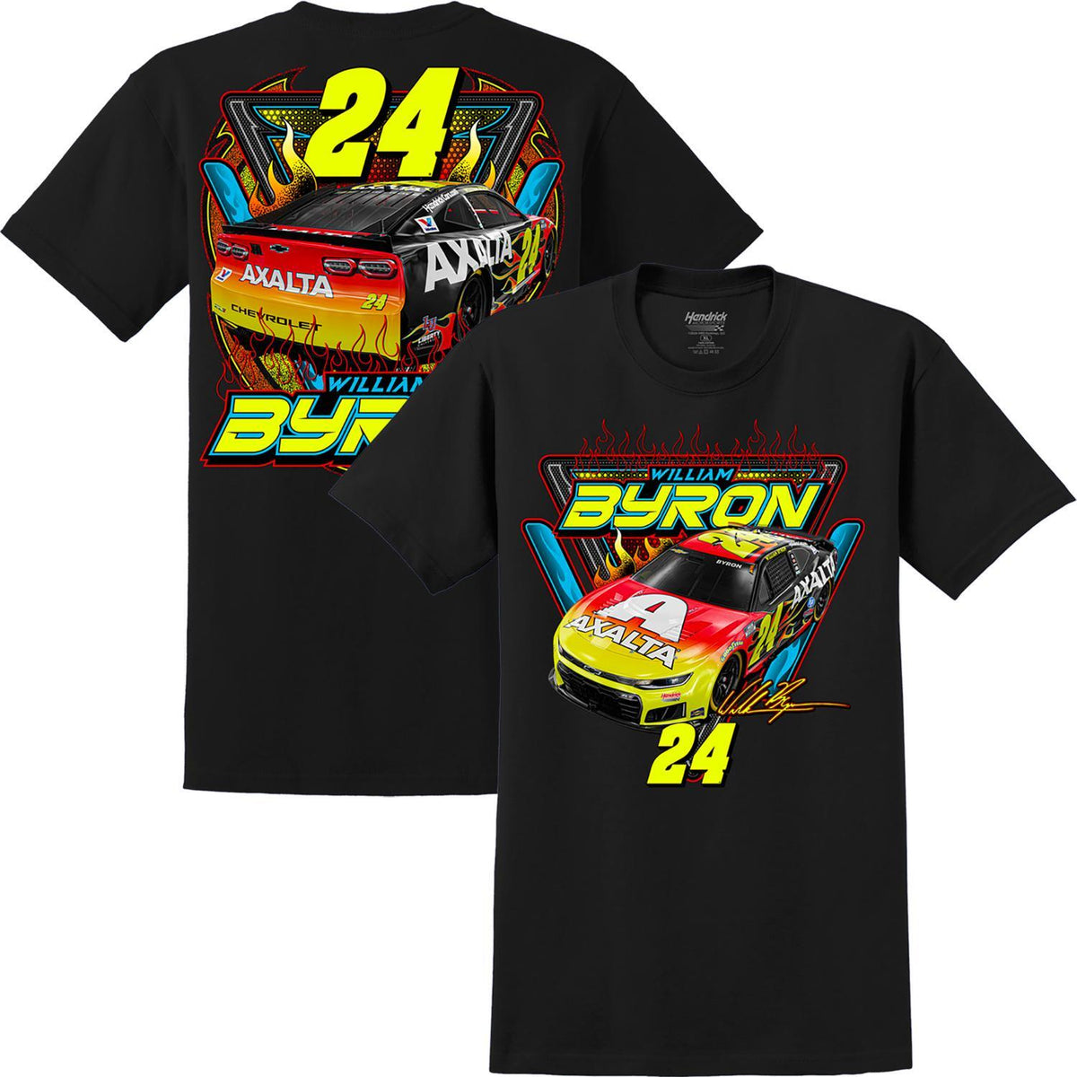 William Byron #24 Axalta Flame Phoenix T-shirt
