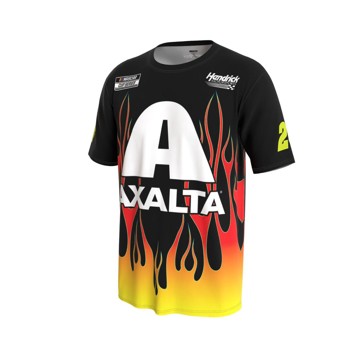 William Byron #24 Axalta Flame Sublimated T-shirt