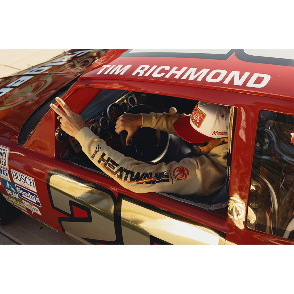 Tim Richmond #25 Heatwave Visual Sweatshirt