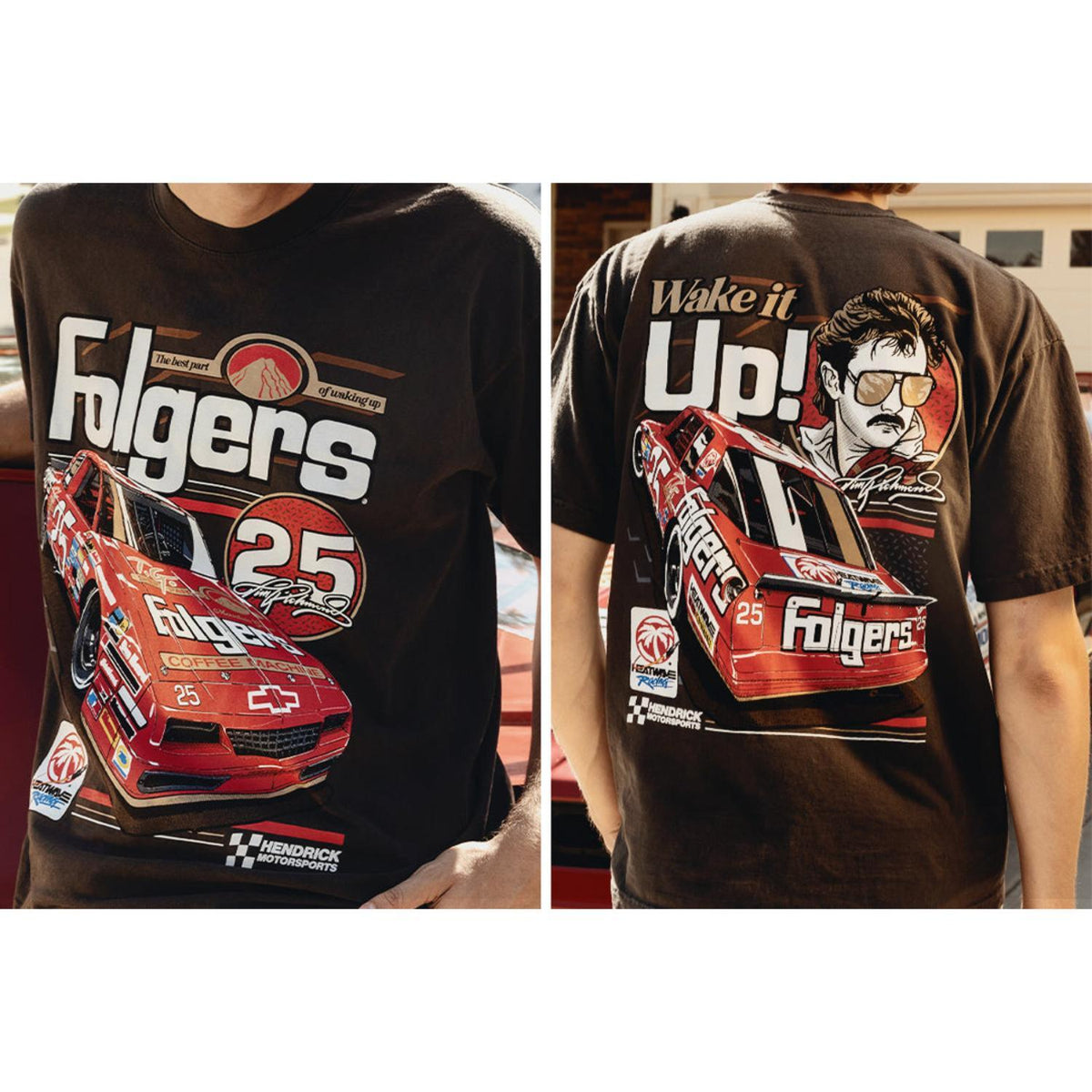 Tim Richmond #25 Heatwave Visual T-shirt
