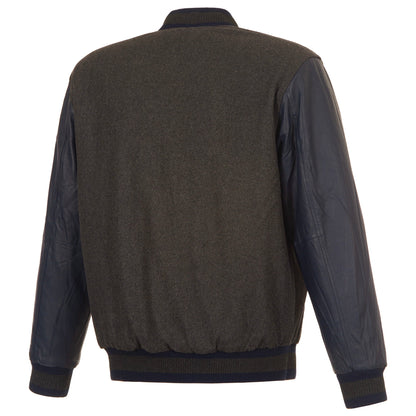 Jeff Gordon #24 Reversible Wool and Leather Jacket