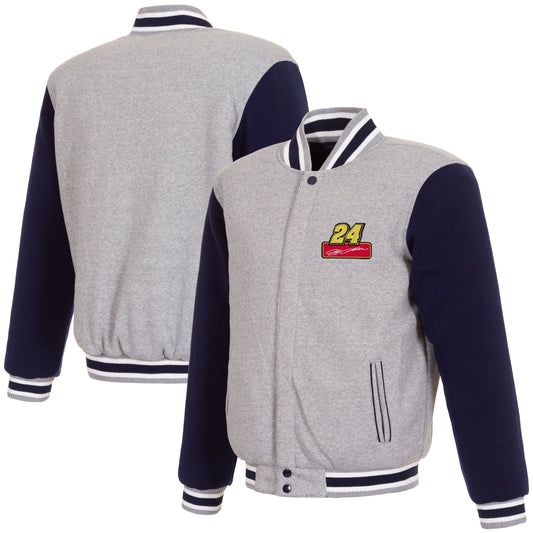 Jeff Gordon #24 Reversible Two-Tone Fleece Jacket