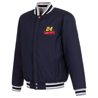 Jeff Gordon #24 Reversible Two-Tone Fleece Jacket