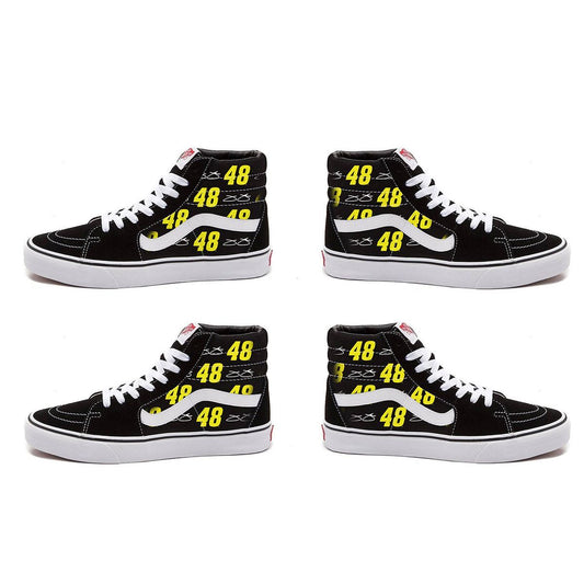 Jimmie Johnson #48 Signature Repeat Vans Sk8-Hi Tops