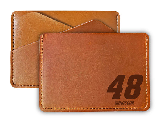 Alex Bowman #48 Leather Wallet Card Holder