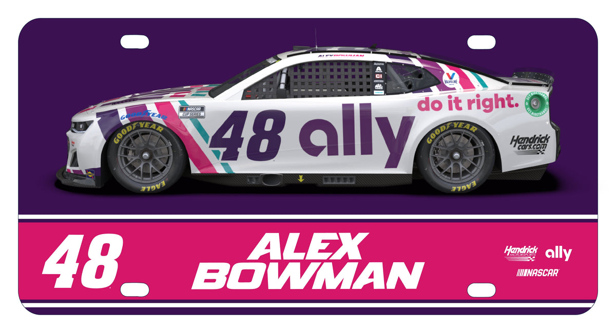 Alex Bowman #48 License Plate