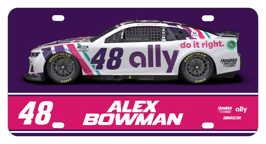 Alex Bowman #48 License Plate
