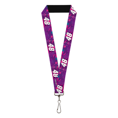 Alex Bowman #48 Car Scheme 1" Lanyard