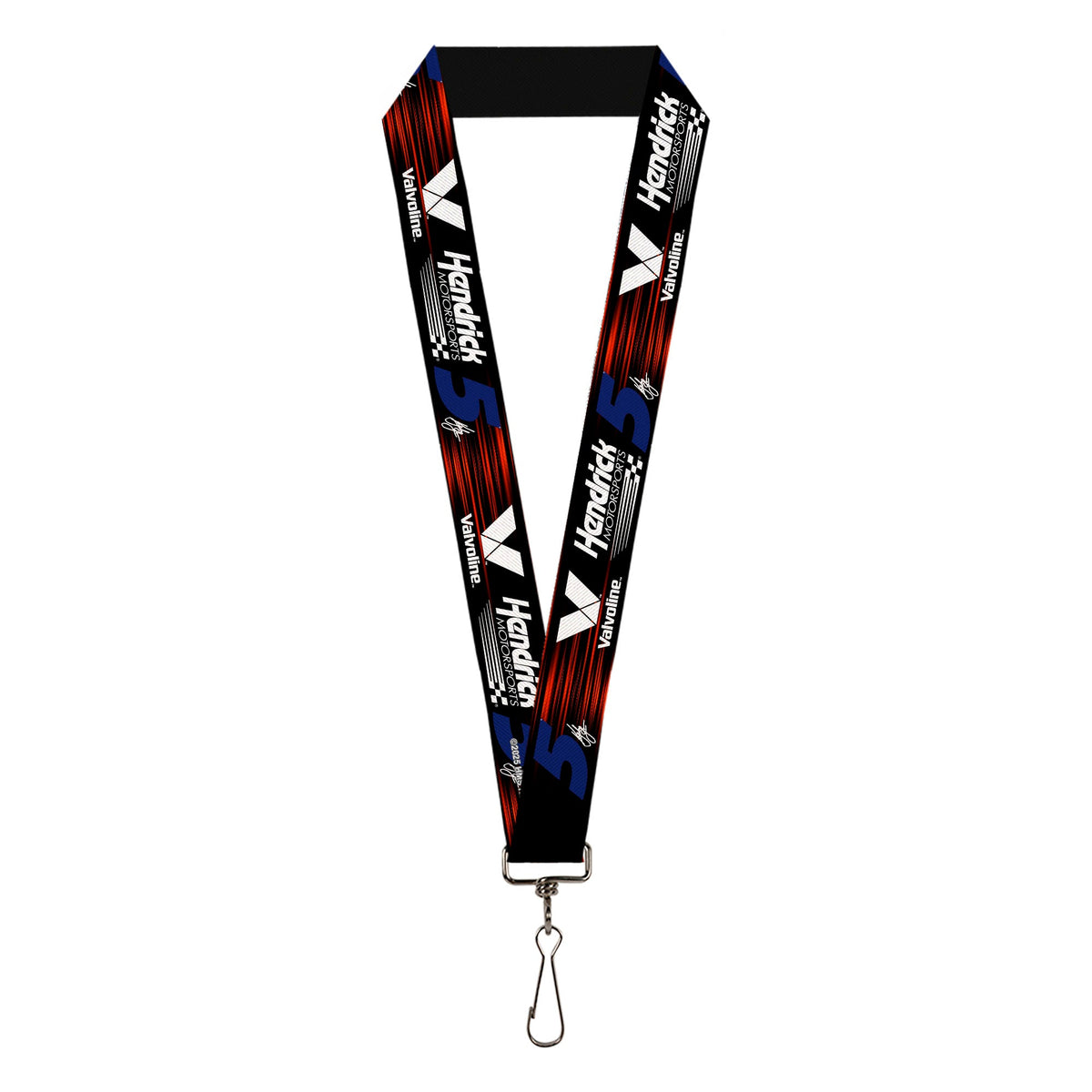 Kyle Larson #5 Autograph Valvoline Hendrick Motorsports Logo 1" Lanyard