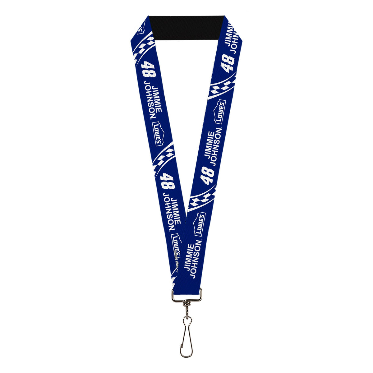 Jimmie Johnson #48 Lowe's Logo Checker 1" Lanyard