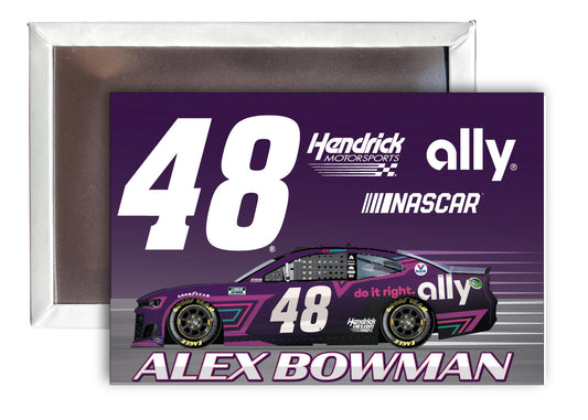 Alex Bowman #48 NASCAR 2x3-Inch Fridge Magnet