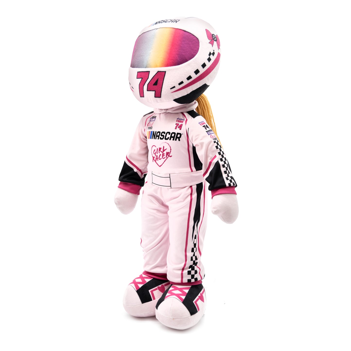 NASCAR Sophie Speedster Racecar Driver 14" Plush Figure