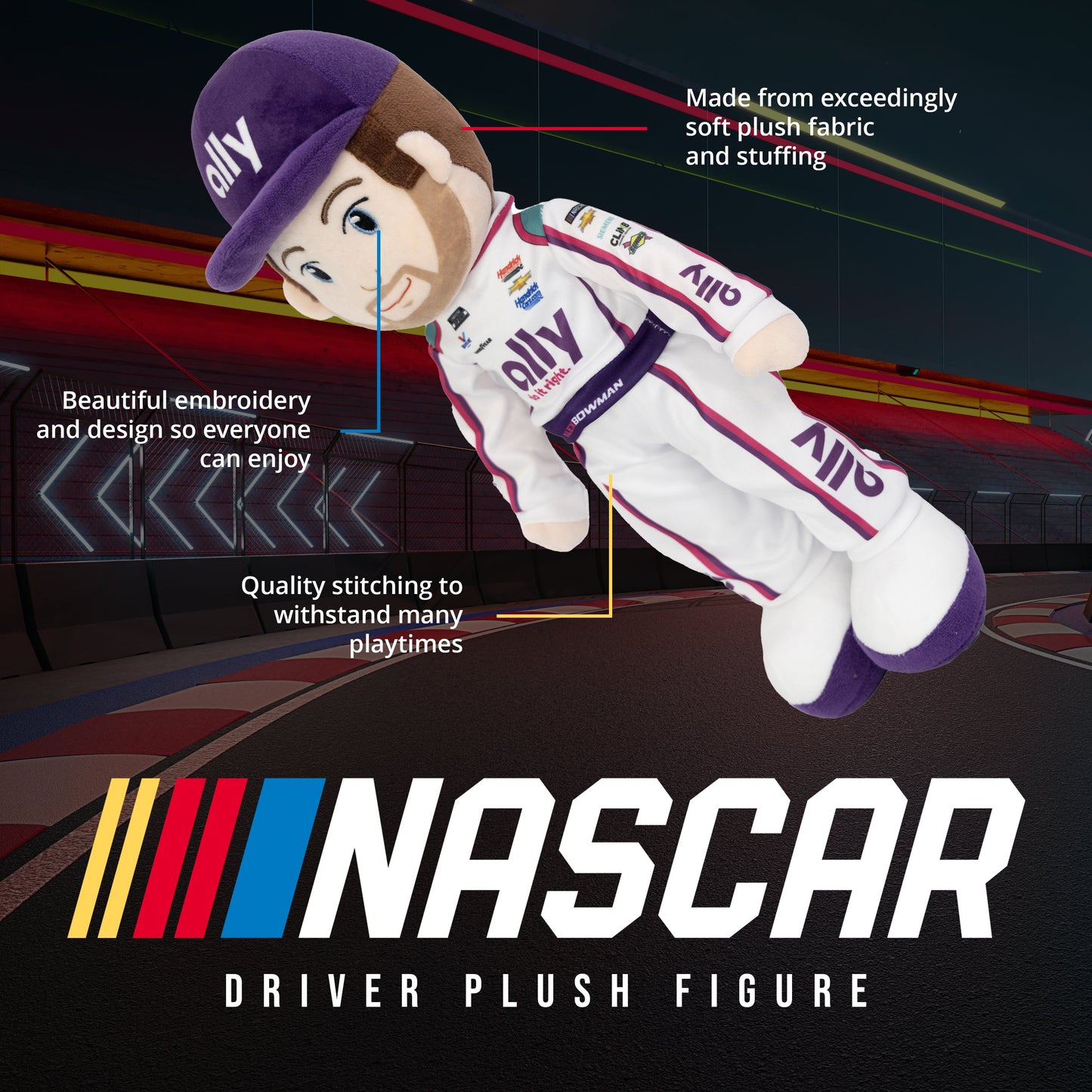 Alex Bowman #48 - 14" Plush Figure