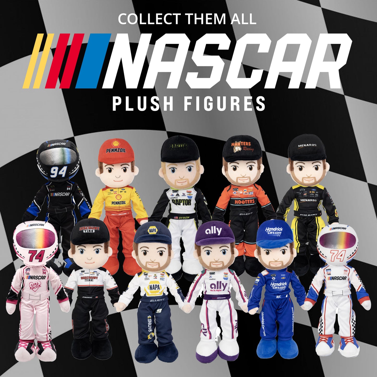 Alex Bowman #48 - 14" Plush Figure