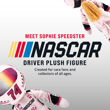 NASCAR Sophie Speedster Racecar Driver 14" Plush Figure