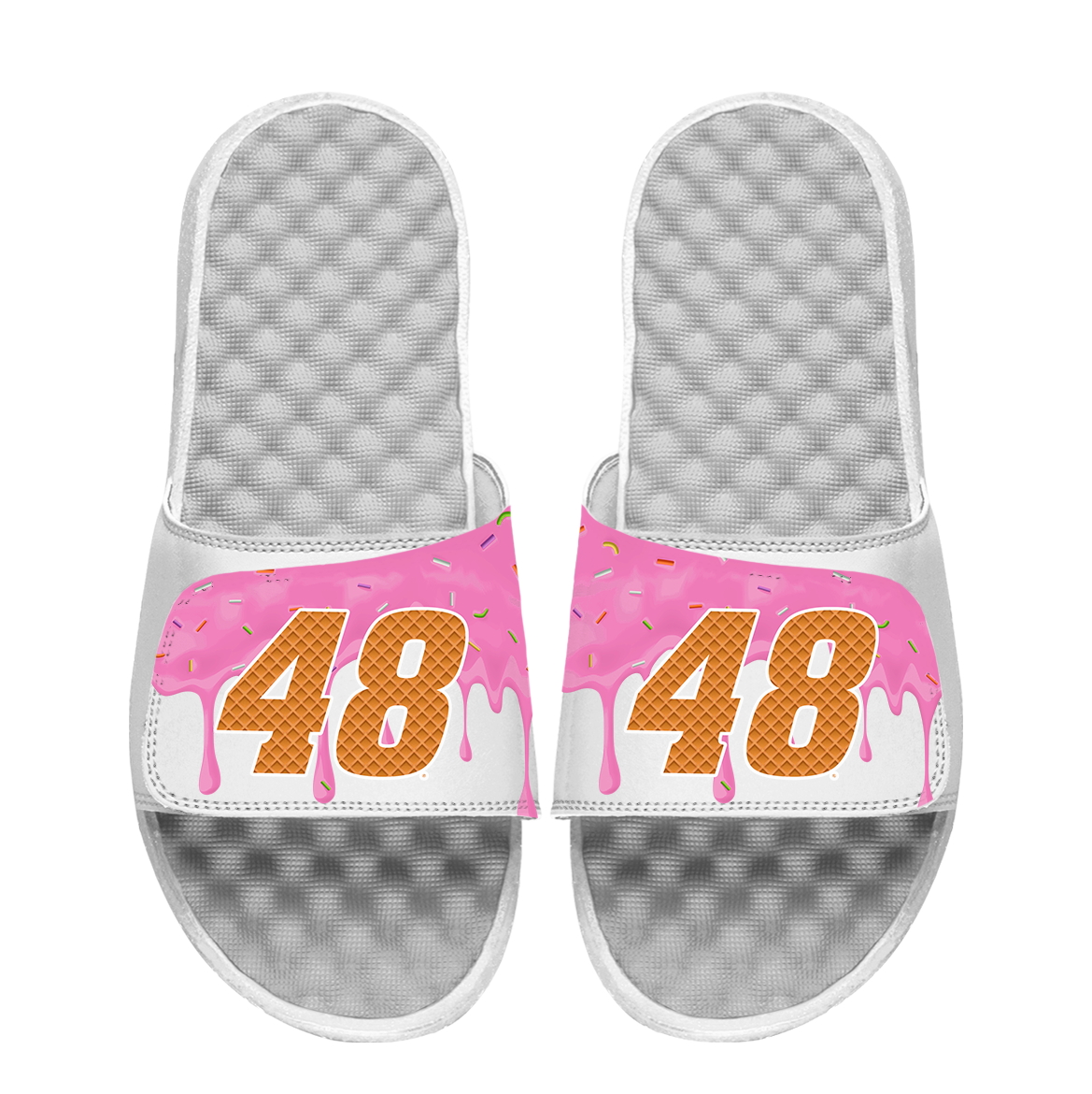 Alex Bowman #48 Ice Cream Drip Slide Sandals