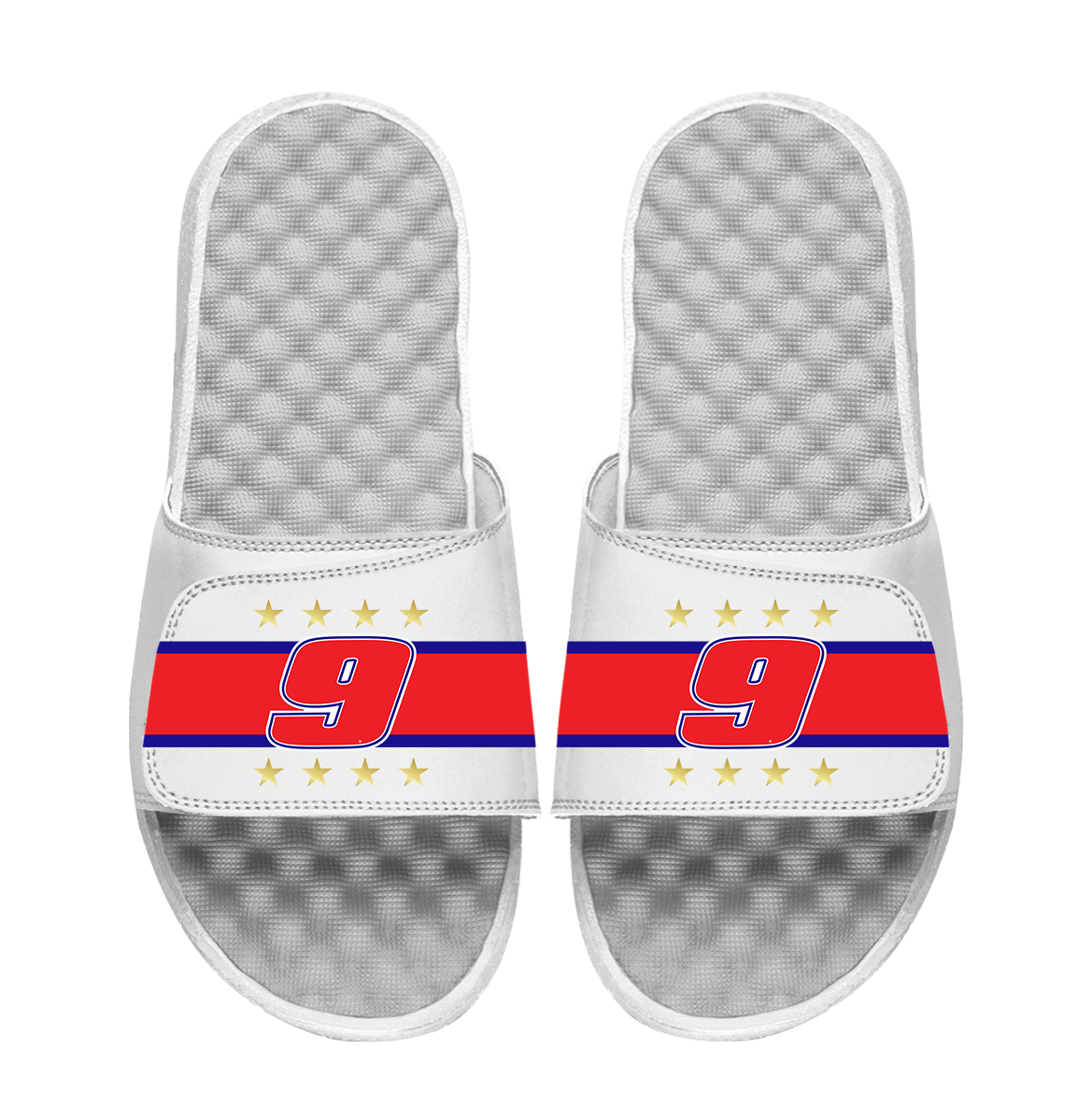 Chase Elliott #9 Stripe Slide Sandals