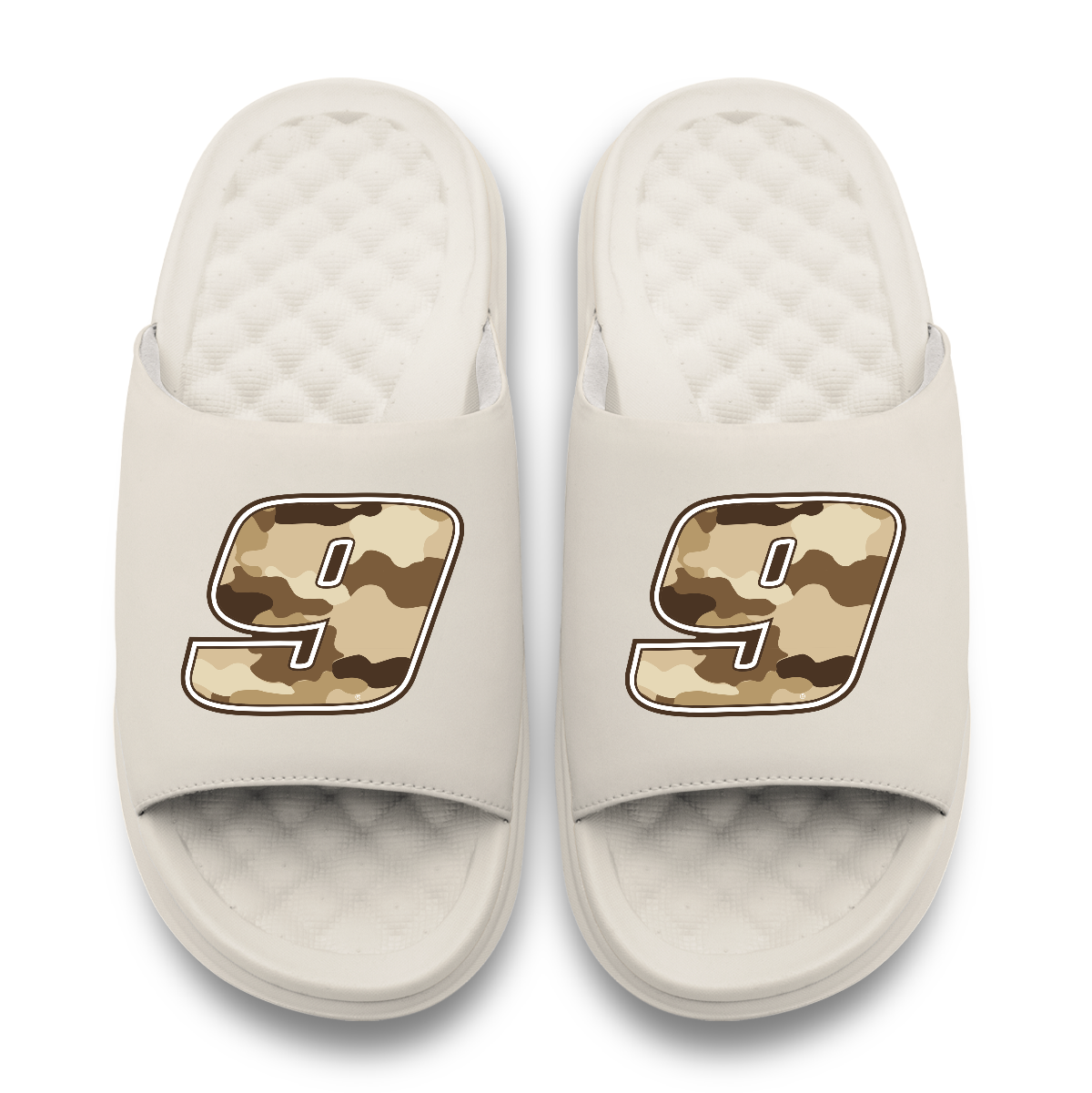 Chase Elliott #9 Dune Camo Slide Sandals