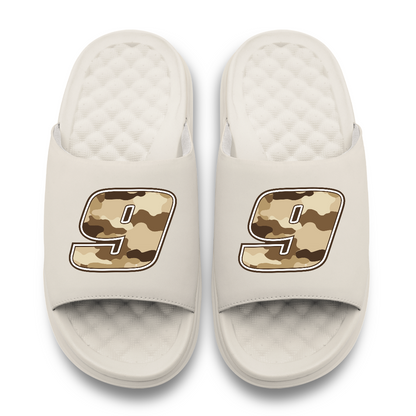 Chase Elliott #9 Dune Camo Slide Sandals