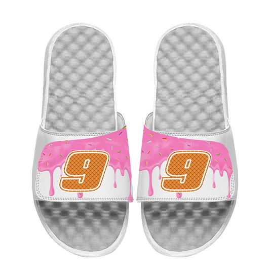Chase Elliott #9 Ice Cream Drip Slide Sandals