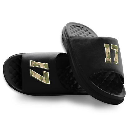 Corey Day #17 Black Camo Slide Sandals