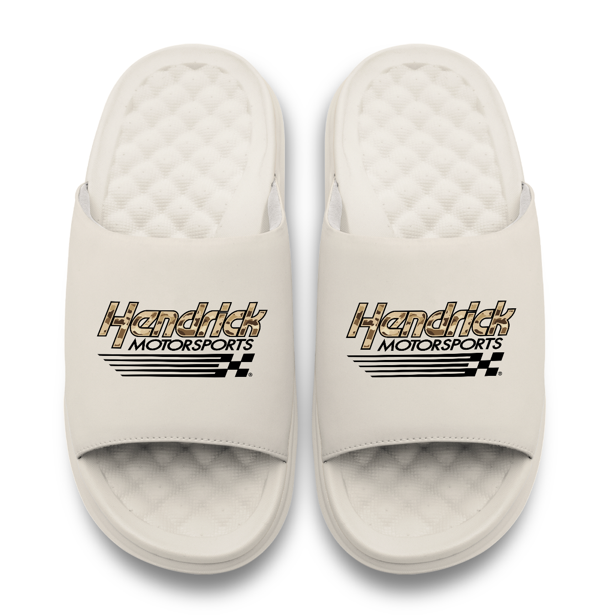 Hendrick Motorsports Dune Camo Slide Sandals