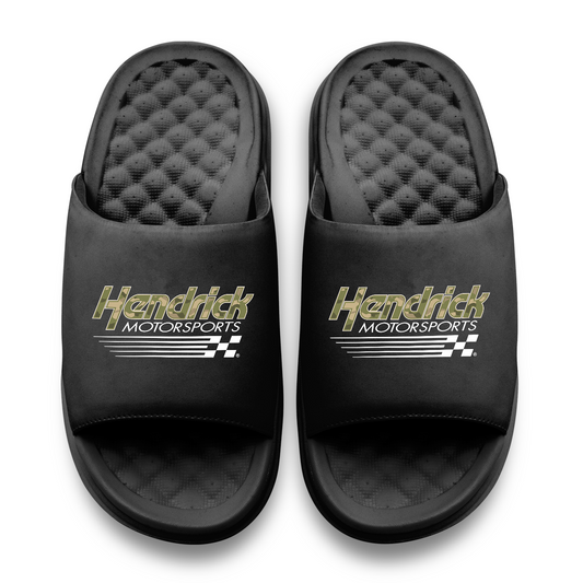 Hendrick Motorsports Black Camo Slide Sandals