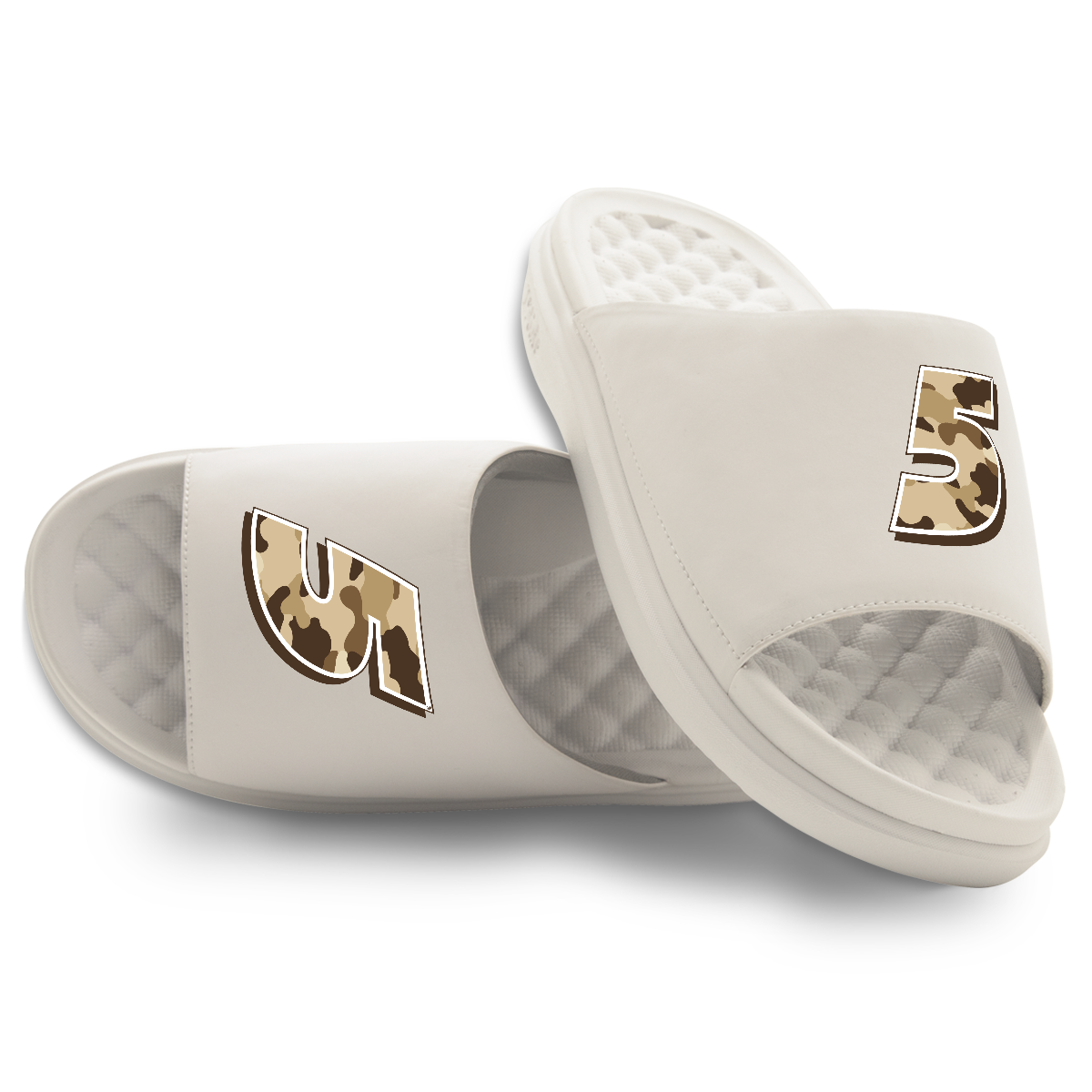 Kyle Larson #5 Dune Camo Slide Sandals