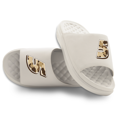 Kyle Larson #5 Dune Camo Slide Sandals