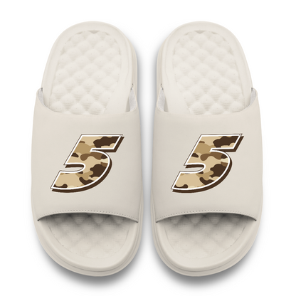 Kyle Larson #5 Dune Camo Slide Sandals
