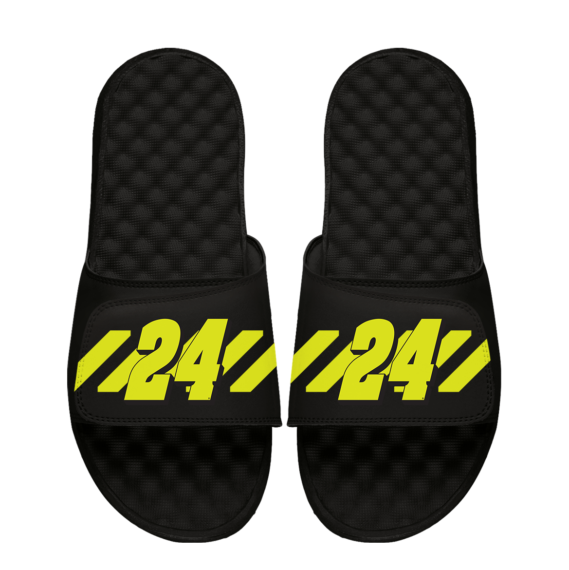 William Byron #24 Stripe Slide Sandals