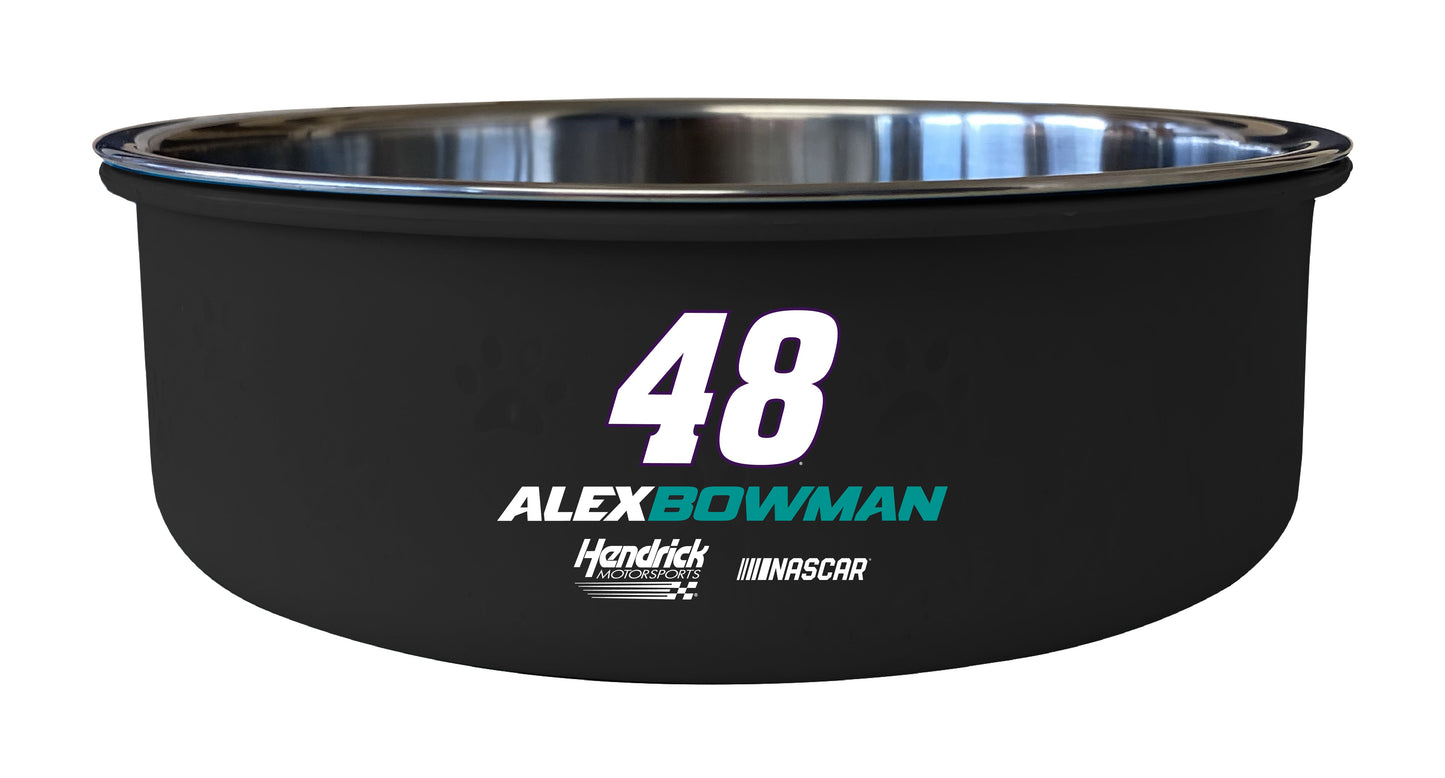 Alex Bowman #48 Officially Licensed 5"x2.25" Pet Bowl