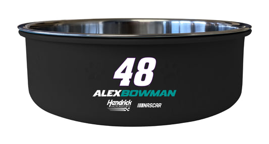Alex Bowman #48 Officially Licensed 5"x2.25" Pet Bowl