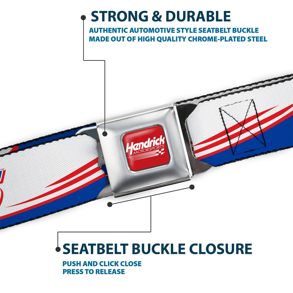 Kyle Larson #5 Car Scheme Seatbelt Buckle Belt